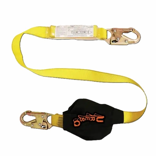 FrenchCreek R490A U-RES-Q Shock Absorbing Lanyards 6 ft. shock absorbing 1 3/4 inch web lanyard 7