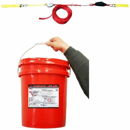 Frenchcreek Rhld-30 Horizontal Lifelines Rope Temp. Horizontal Lifeline System With In-Line Shock Ab