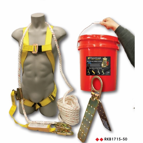 Frenchcreek Rkb1715-50 Rkb Roof Kits: Come Standard With 411 Rope (Desired Length), 1352A-3 Rope Gra