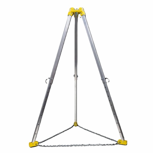 FrenchCreek TP7 Confined Space Equipment 7 foot Aluminum tripod, 2 attachment points on head