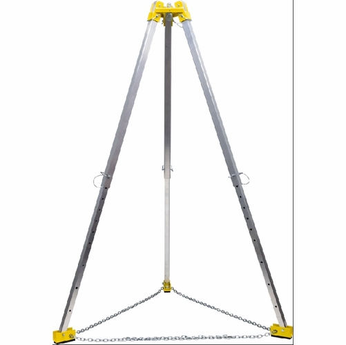 Frenchcreek Tp9 Confined Space Equipment 9 Foot  Aluminum Tripod, 2 Attachment Points On Head