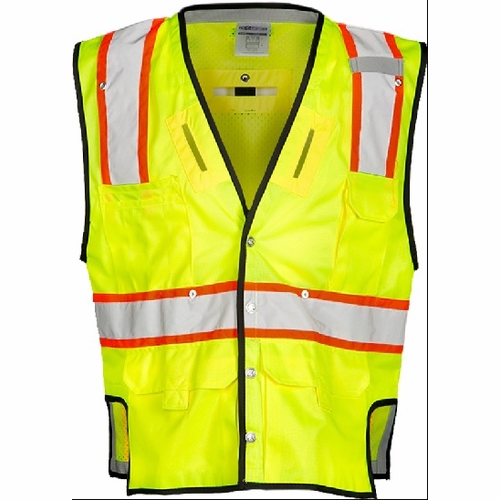 Frenchcreek Viz Class Ii Ansi High Visibility Vest Designed To Accept Full Body Harness