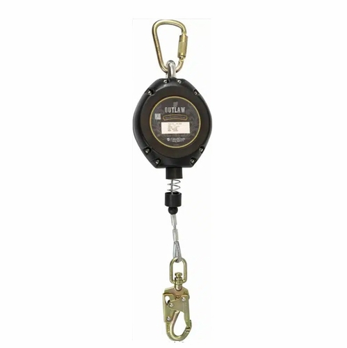 FrenchCreek XR-30G Model 30 foot Galvanized Cable, 354-4 1 inch opening, steel carabiner