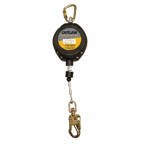 Frenchcreek Xr-30G Model  30 Foot  Galvanized Cable, 354-4 1 Inch  Opening, Steel Carabiner