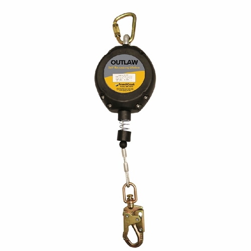 Frenchcreek Xr-30S Model  30 Foot  Stainless Steel Cable, 354-4 1 Inch  Opening, Steel Carabiner