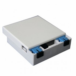 FTTH FIBER SOCKET WALL MOUNTING SCAPC 86mmX86mmX24mm FFS-2-B ( )