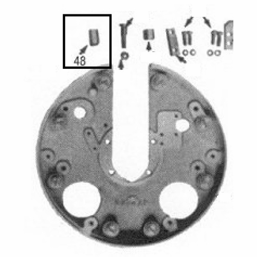 Gmp 02018 Large Pulling Plate Stop Nut For C Lasher