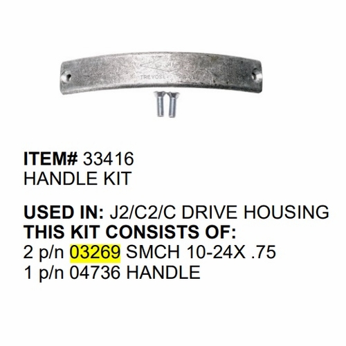 Gmp 03269 Handle Screw Part Of Kit 33416  Must Buy Kit 33416