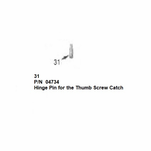 Gmp 04734 Hinge Pin For Thumb Screw Catch