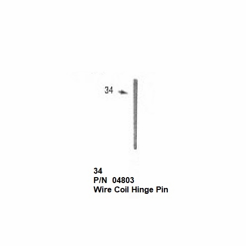 Gmp 04803 Wire Coil Hinge Pin