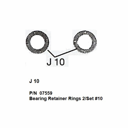 Gmp 07559 Bearing Retainer Rings 2/Set 10