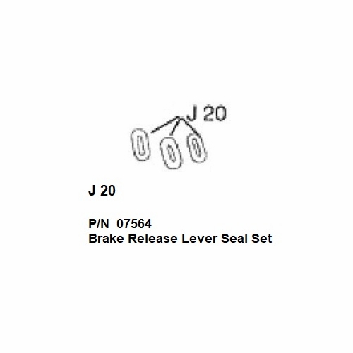 Gmp 07564 Brake Release Lever Seal Set