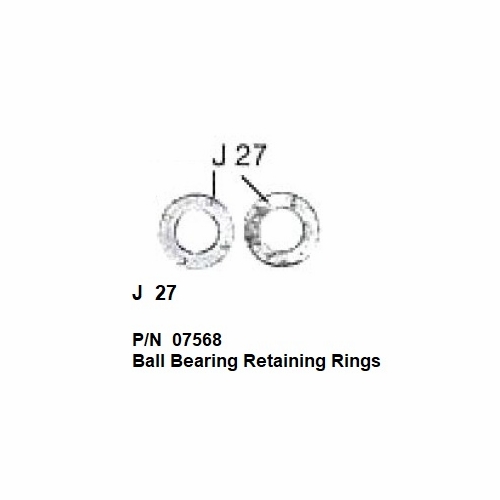 Gmp 07568 Ball Bearing Retaining Rings 2/Set