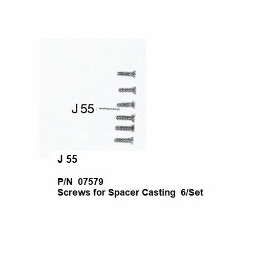Gmp 07579 Screws For Spacer Casting 6/Set