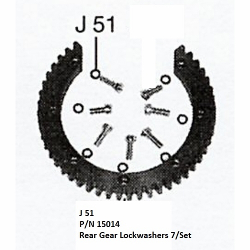 Gmp 15014 (33391)  Ring Gear Lockwashers 7/Set