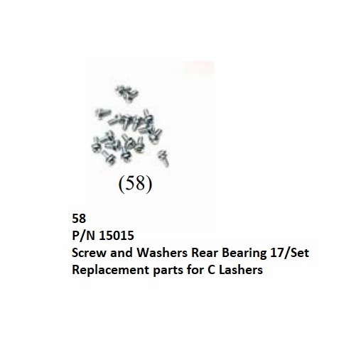 Gmp 15015 Screws & Washers Rear Bearing 17/Set