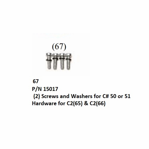 Gmp 15017 (2) Screws & Washers For C 50 Or 51