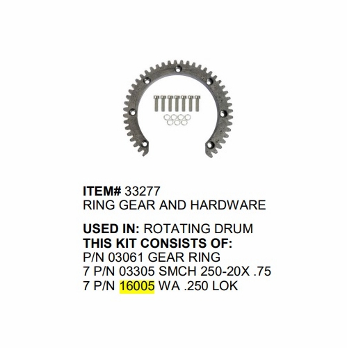 Gmp 16005 Washer .250 Lok St Zn Hi