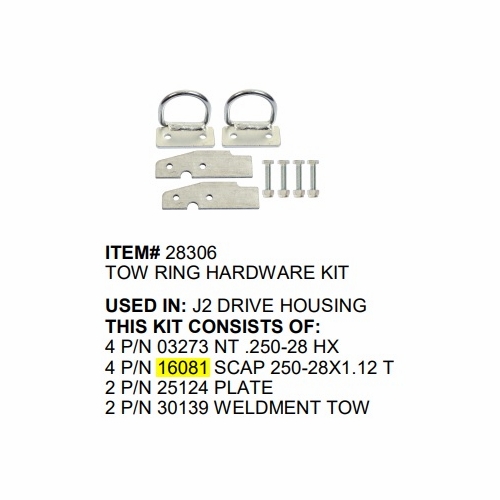 Gmp 16081 Bolt For Towing Eye