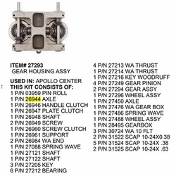 Gmp 26944 Axle Apollo Lasher  V*