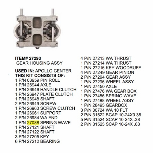 Gmp 27088 Spring Wave Smalley C100-L1