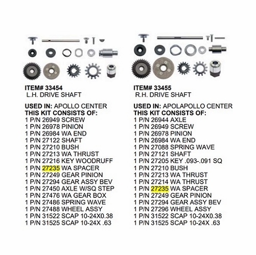 Gmp 27235 Wa Spacer For Apollo Lasher