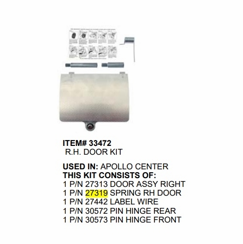 Gmp 27319 Door Spring Rh Door Apollo Right Hand
