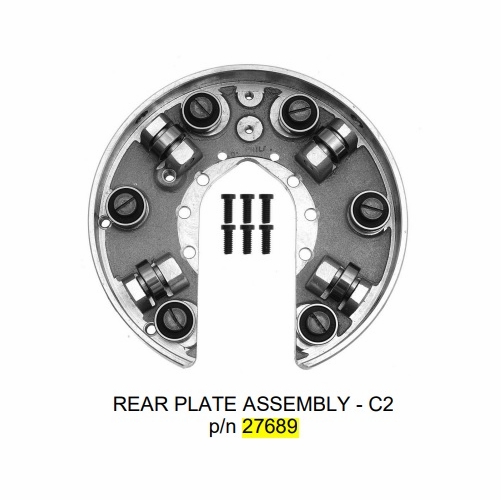 Gmp 27689 Plate Rear Assy C2 Lasher  Includes 3091, 3273 .25158, 26051, 26052, 27685, 28033