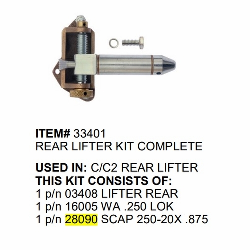 Gmp 28090 Scap 250-20X .875Hx St   Zn
