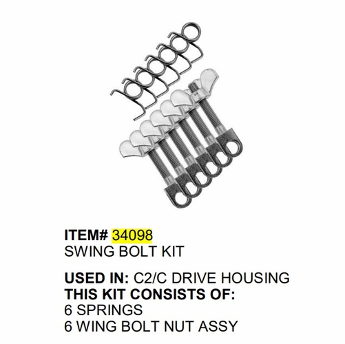 Gmp 34098 Swing Bolt Kit - C2/C