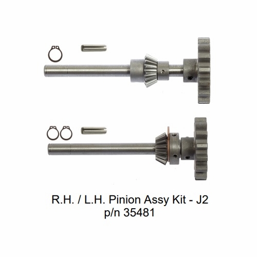Gmp 35481  Shafts Pinion Right & Left Kitincludes  3003, 34984, 34900, 34130, 3276, 3316, 17850, 250