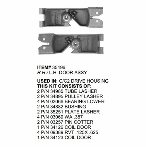 Gmp 35496 Kit Doors Right & Left C2 34985, 34895, 3066, 34882, 35251, 3069, 3257, 34126, 9389, 34123