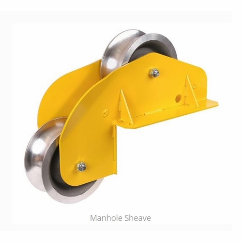 GMP 70285 5 inch MANHOLE SHEAVE- LIP ROLLER SHIPS LTL FREIGHT