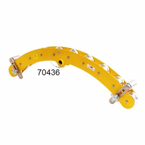 GMP 70436 BLOCK CORNER 90 DEGREE WITH HD ALUMINUM ROLLERS
