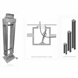 GMP 70640 JAMB SKID 48 to 85 inches 43 inch extension included