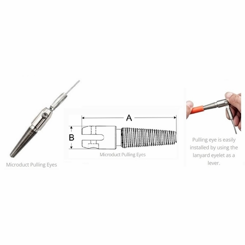 Gmp 70802 Microduct Pulling Eye 5-9Mm 16 Inch Lanyard