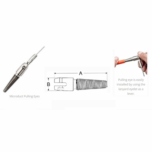 Gmp 70811 Microduct Pulling Eye 13-15Mm 12 Inch Lanyard