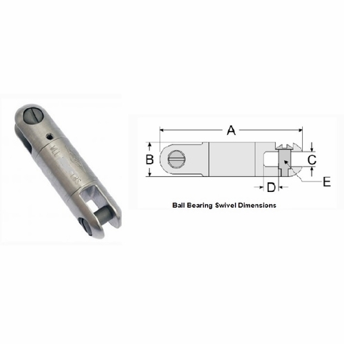 GMP 71138 SWIVEL BALL BEARING 7000 lb SLOT