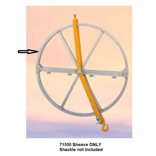 Gmp 71550 Sheave Fiber Optic 24 Inch  Dia