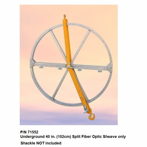 Gmp 71552  Underground 40 In. (102Cm) Split Fiber Optic Sheave Only