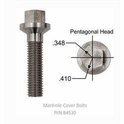 Gmp 84530 Bolt Manhole Cover 5/8 X 3 1/4 Inch