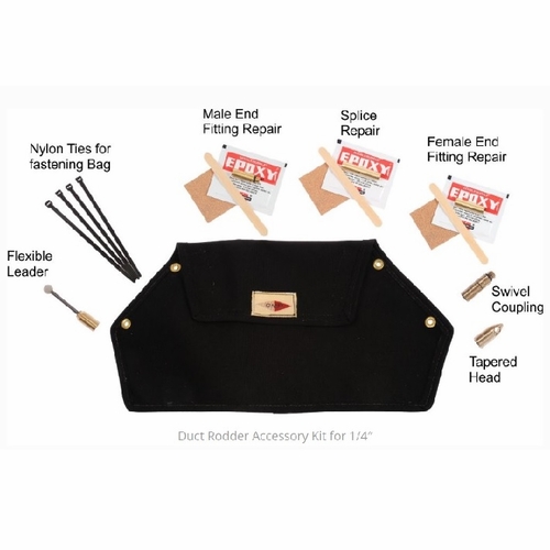 GMP 89424 Duct Rodder Accessory Kit for 1/4 inch