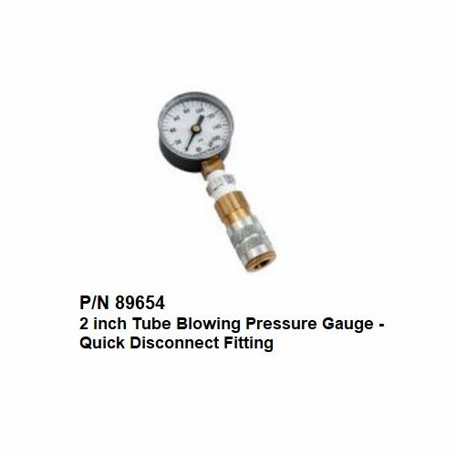 GMP 89654 PRESSURE GAUGE WITH QUICK DISCONNECT COUPLING