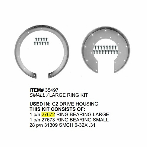Gmp C2 Lasher 27672 Front Bearing Ring