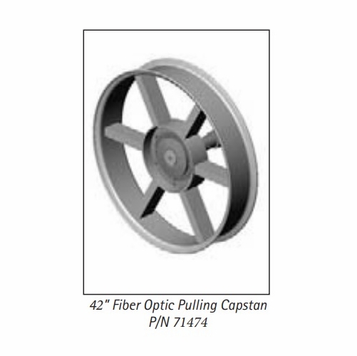 Gmp General Machine Products 71474 Mid-Assist Fiber Optic Capstan 42 Inches- No Clutch