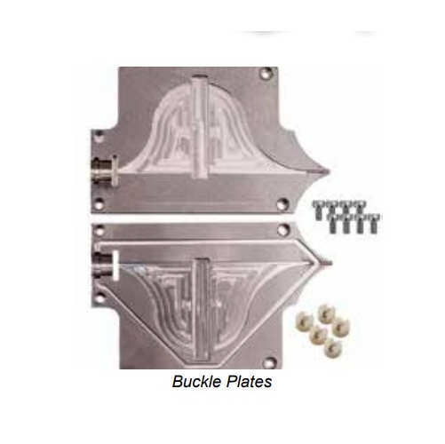 GMP General Machine Products 89440 Fiber Buckle Plates 1.0mm SS for Accelair 2 Blower