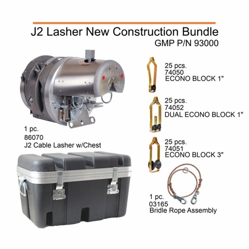 GMP General Machine Products 93000 Bundle J2 New Construction Lasher