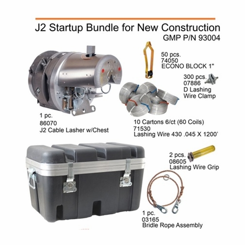 Gmp General Machine Products 93004 Bundle Startup New Constructon J2 Lasher