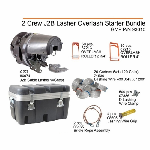 GMP General Machine Products 93010 Bundle 2 Crew J2B Lasher Overlash