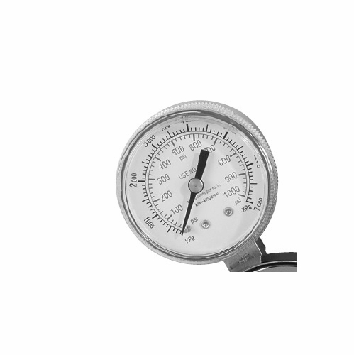 GOSS STE-391 / 662999029808 GAUGE, NITGN 2 inch , 0-1000 LBS, 1/4 NPT